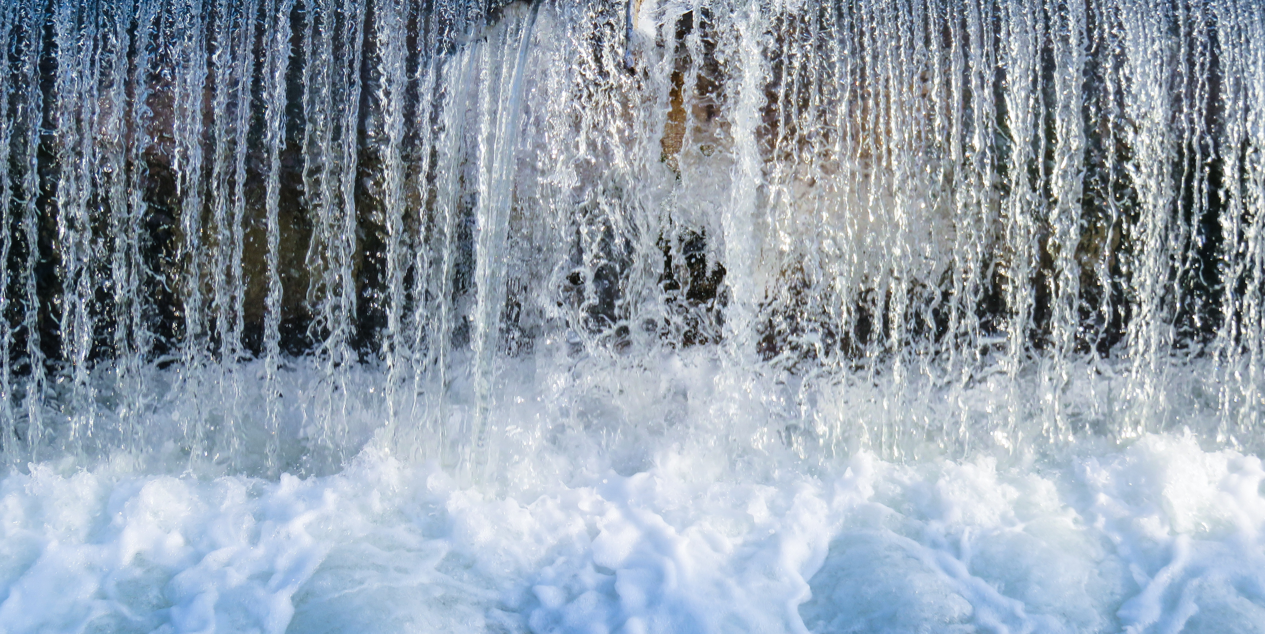 Water Foam in a Waterfall